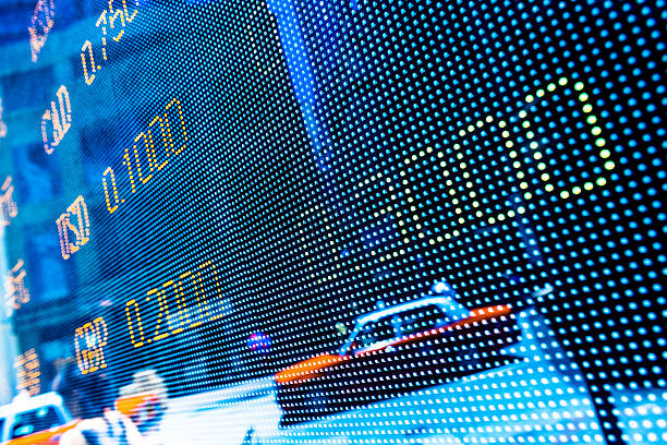 istock Digital stock market chart display 535281709