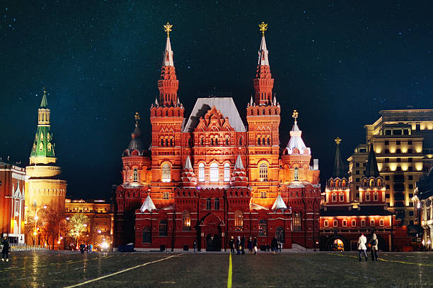istock moscow night Historical Museum 535293715