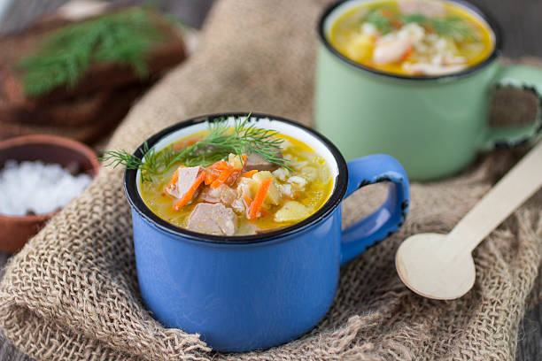 istock chicken soup with barley and vegetables 535293845
