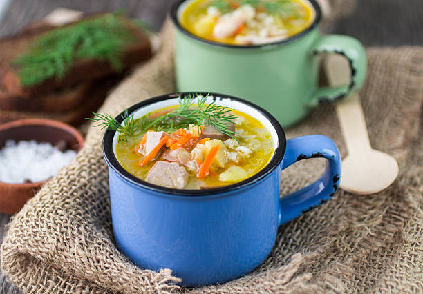 istock chicken soup with barley and vegetables 535293847