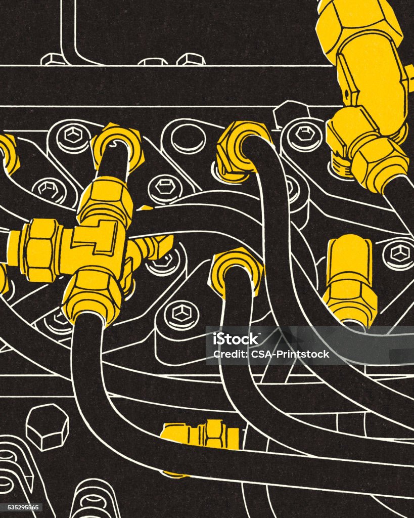 W Engine Connections Engine Connections Stock Illustration - Download Image Now - 2015 ...
