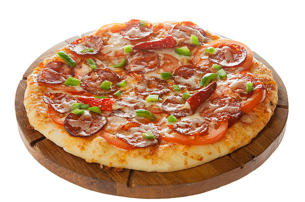 istock Pizza, sausage and hot peppers 535296389