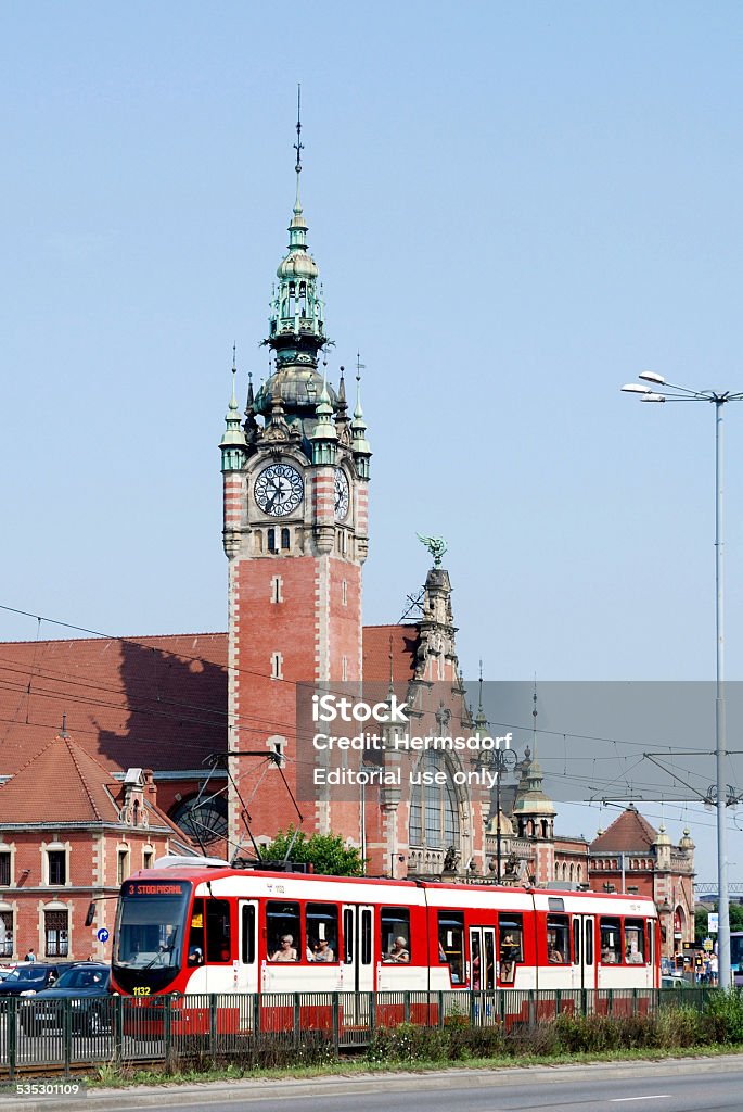 Main station of Gdansk in Poland Gdansk, Poland - June 21, 2013: Main station of Gdansk in Poland - Gdansk Glowny. 2015 Stock Photo