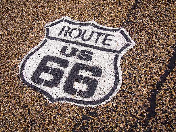 Route 66 stock photo