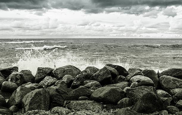 istock Stones on the beach. Baltic Sea 535315569