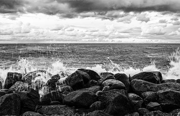 istock Stones on the beach. Baltic Sea 535315571