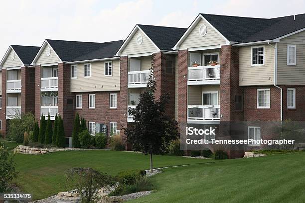 Suburban Apartment Complex Stock Photo - Download Image Now - Apartment, Michigan, House Rental