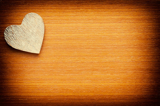 istock Wooden heart on a grunge background 535334689