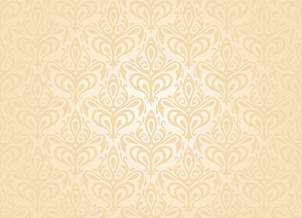 ilustrações, clipart, desenhos animados e ícones de papel de parede vintage brilhante de casamento - seamless effortless retro revival backgrounds