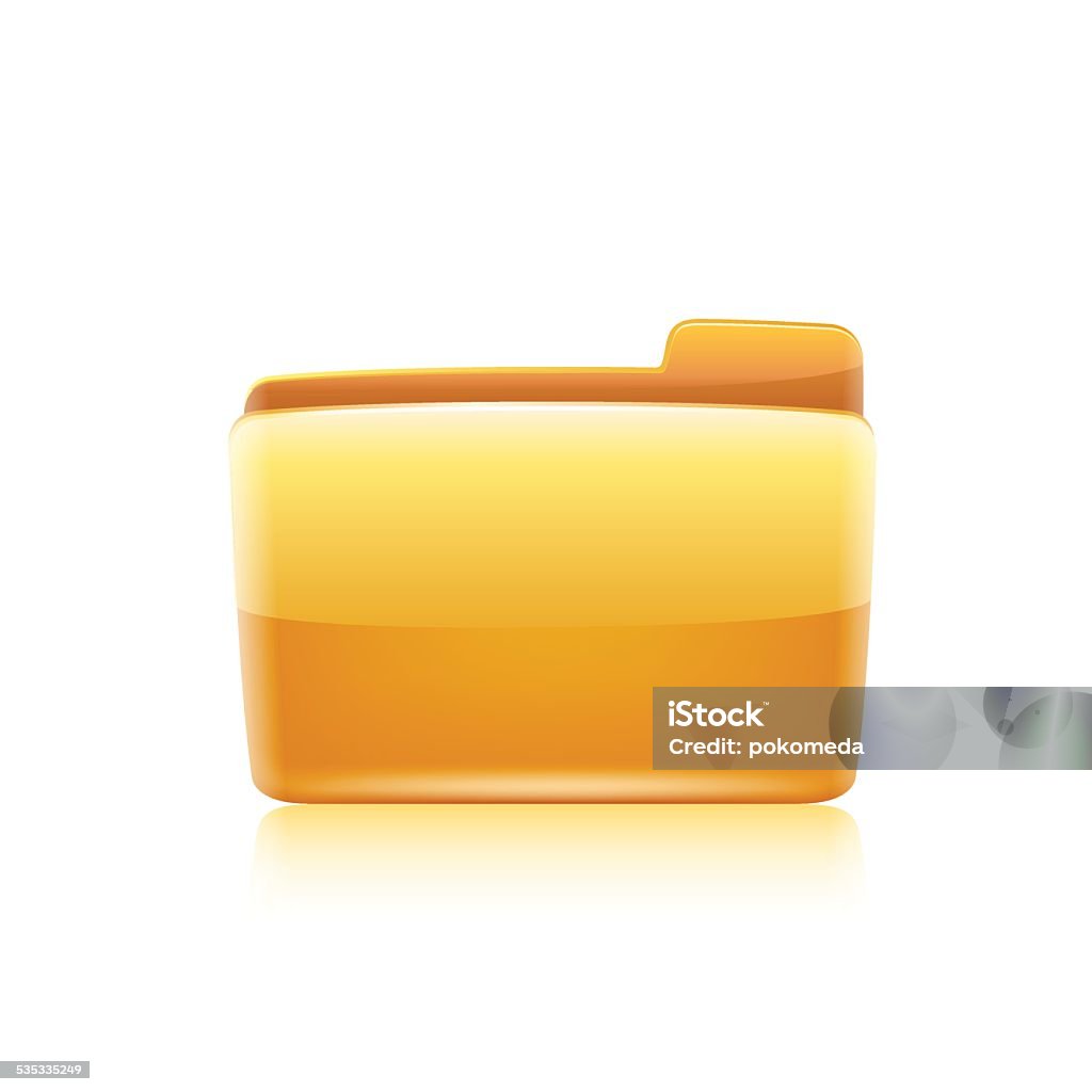 Interface Folder Vector Illustration Of Interface Computer Folder Stock Illustration ...