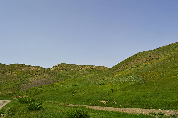 istock Green hills in Sartaly, Kyrgyzstan 535338885
