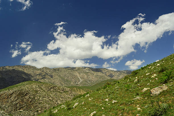 istock Hills and mountains, Zarhar gorge, Kyrgyzstan 535339481