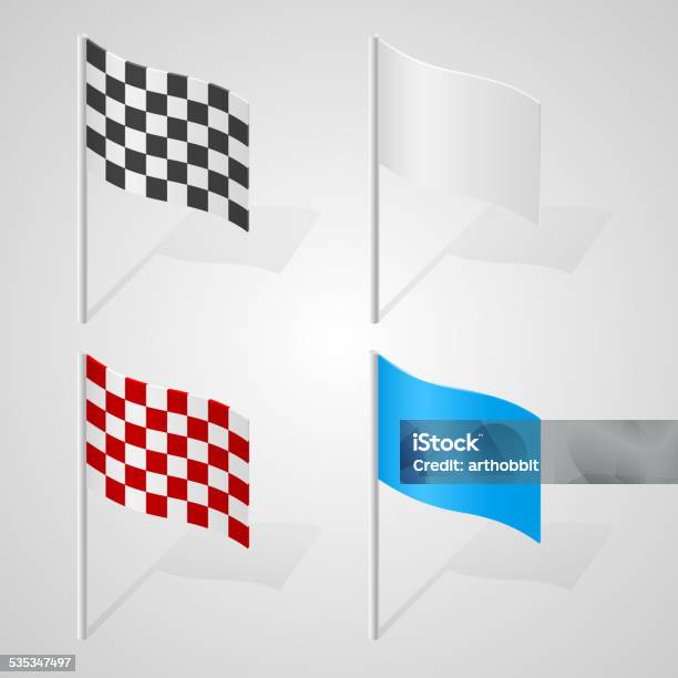 Runway Flags Set Of Flags Stock Illustration - Download Image Now - 2015, Airport ...