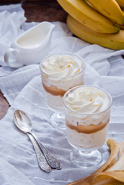 istock Delicious dessert with banana and caramel 535348239