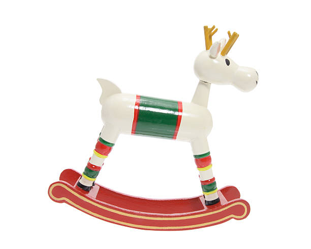 istock Miniature Wooden Reindeer 535348801