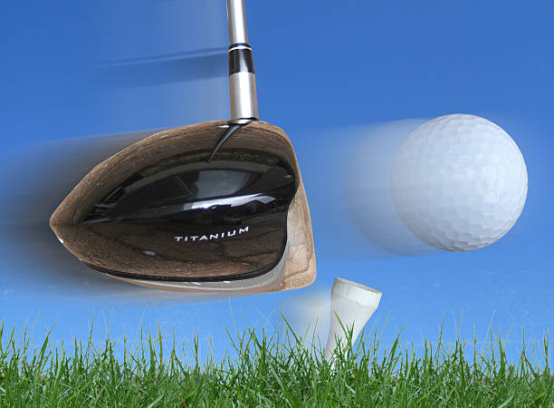 istock Golf Club hitting ball 535349939