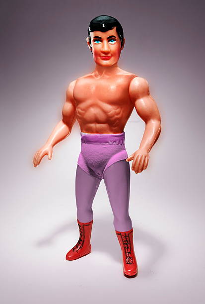 istock Plastic Figurine of a Professional Wrestler 535352701
