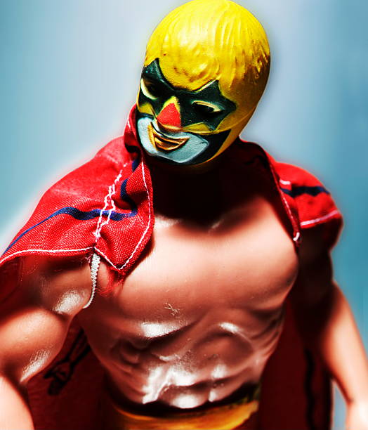 istock Mexican Wrestler Wearing Mask 535352713