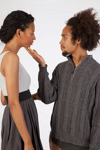 istock Romantic Black couple together 535353593