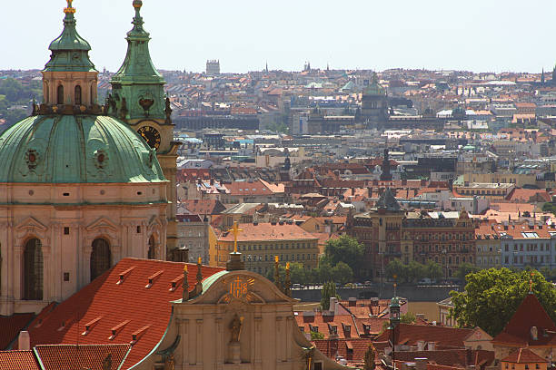 istock Panorama of Charles bridge, Prague 535353763