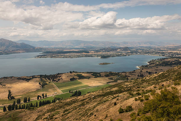 istock aerial view of lake Wanaka 535354209