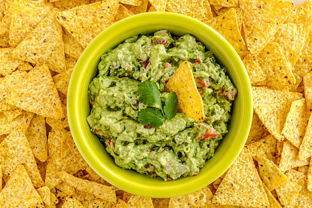 istock Fresh Homemade Chunky Guacamole Dip 535354843