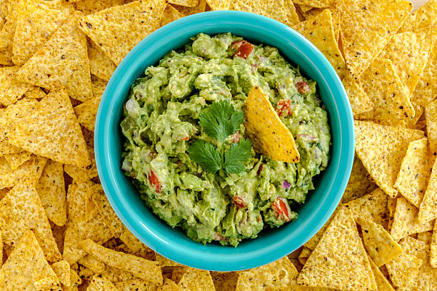 istock Fresh Homemade Chunky Guacamole Dip 535354851