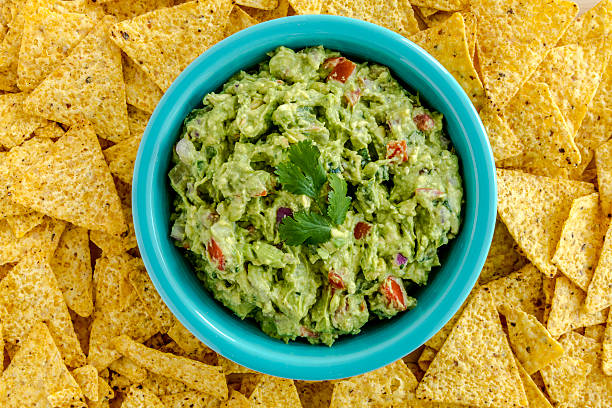 istock Fresh Homemade Chunky Guacamole Dip 535354855