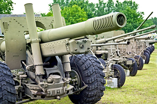 istock Military Artillery junkyard 535376409