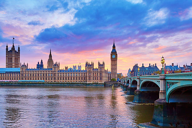 istock Big Ben and Westminster Bridge with river Thames 535377493