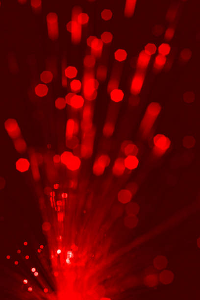 istock Abstract Defocused Light Background - Optic Fibre 535378445