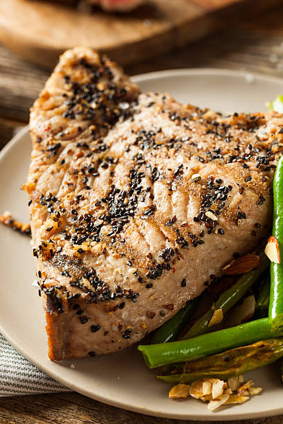 istock Homemade Grilled Sesame Tuna Steak 535382108