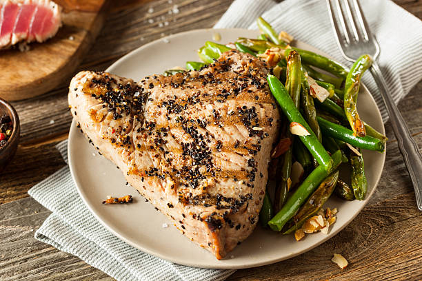 istock Homemade Grilled Sesame Tuna Steak 535384970