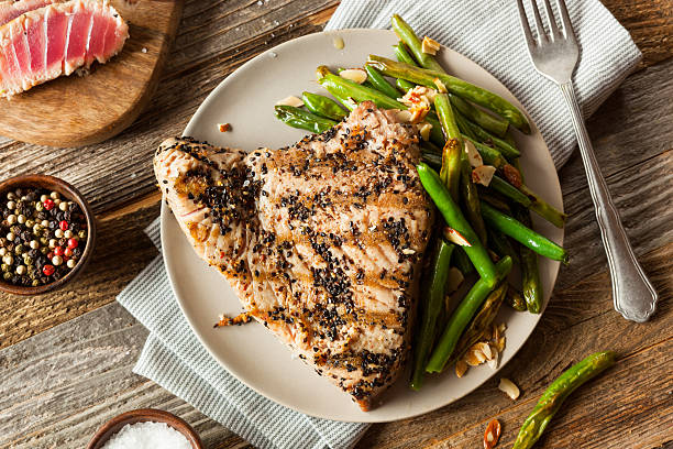 istock Homemade Grilled Sesame Tuna Steak 535387436