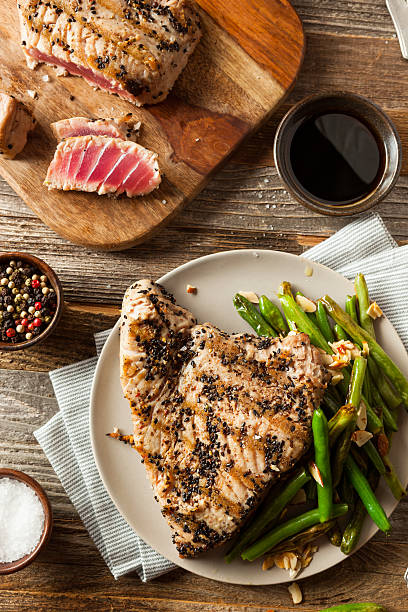 istock Homemade Grilled Sesame Tuna Steak 535388084