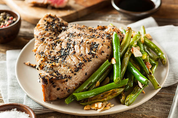 istock Homemade Grilled Sesame Tuna Steak 535389582