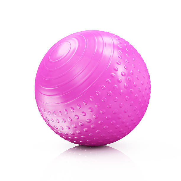 istock Fitness Ball isolated on white background 535396941