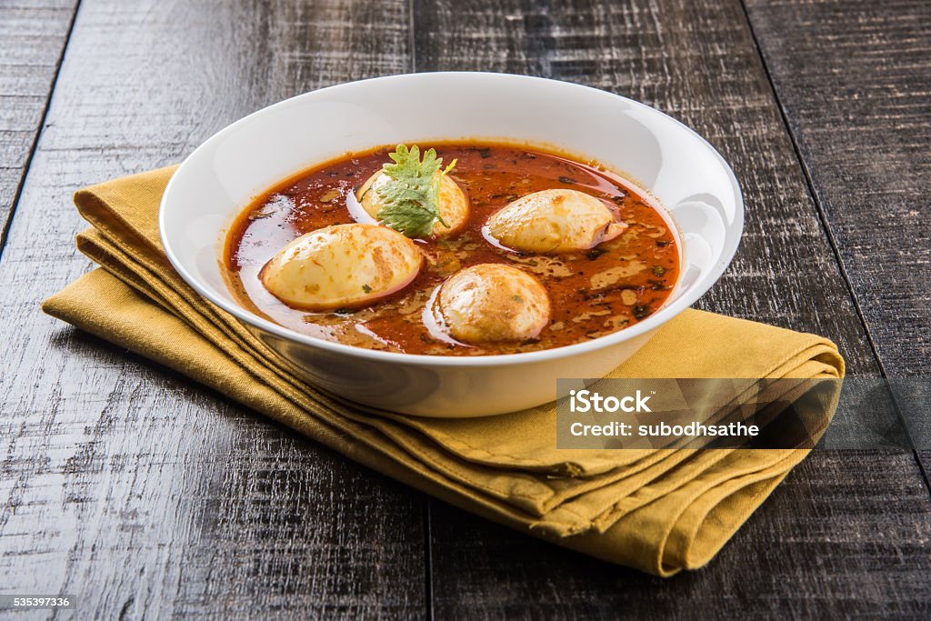 Anda Image Indian Famous Egg Curry Or Anda Curry Stock Photo - Download Image Now ...