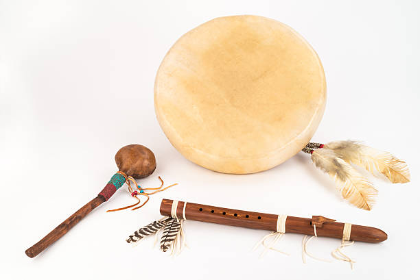 istock Native American Drum, Flute and Shaker. 535399257