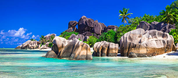 istock La Digue, Seychelles island. 535400345