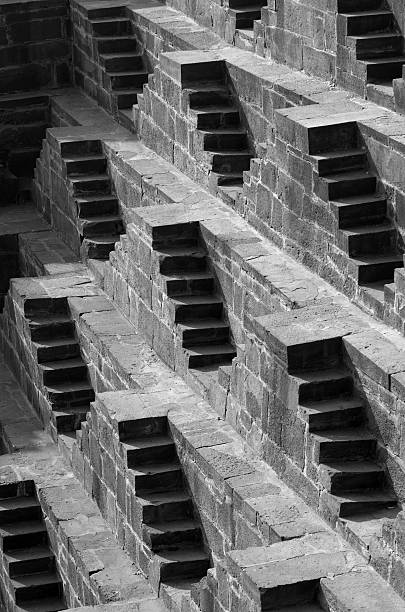 istock Steps at Chand Baori Stepwell in Jaipur 535401339