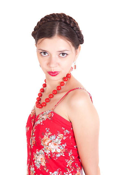 istock girl in a red dress 535402104