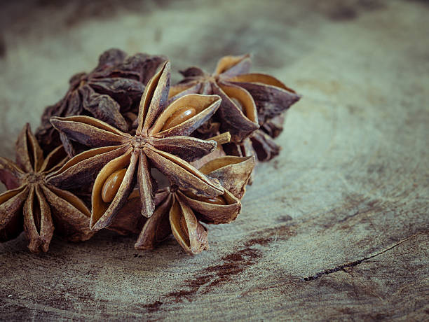 istock star anise on  wood background 535402663
