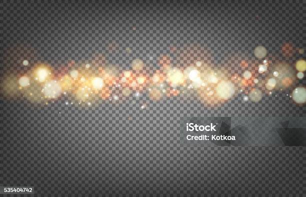 Soft Bokeh And Lights Stock Illustration - Download Image Now - Defocused, Lens Flare, Vector