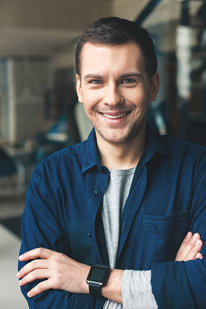 istock Cheerful guy is expressing positive emotions 535411398