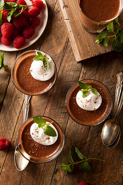 istock Homemade Dark Chocolate Mousse 535412541