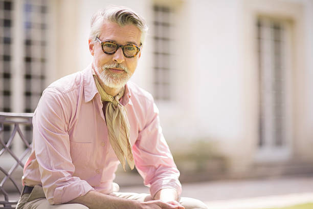 istock Portrait of handsome man looking at camera. 535412842