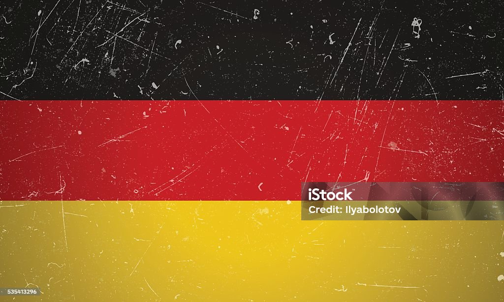 German Ranch Flag German Grunge Flag Stock Illustration - Download Image Now - Abstract ...