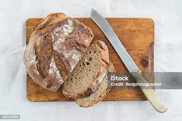 Rustic Bread Stock Photo - Download Image Now - 2015, Artisanal Food and Drink, Bakery
