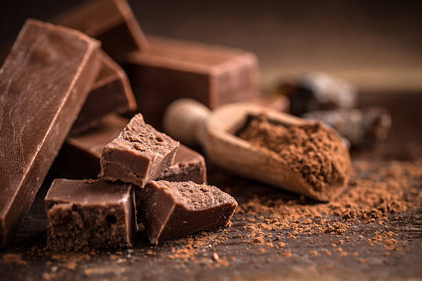 Cioccolato fatti in casa - foto stock